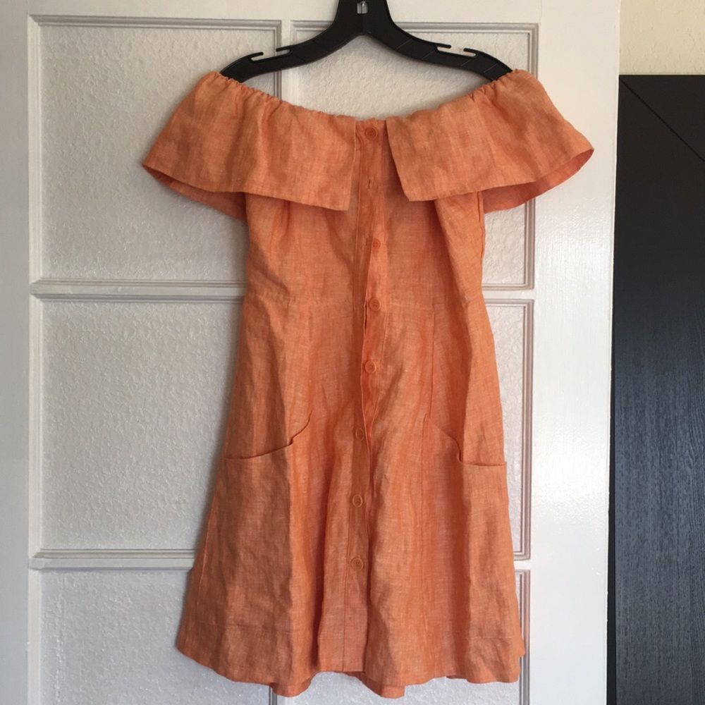 REFORMATION Botanica Dress size 2 peach/pink